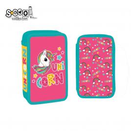 Penar echipat, 2 fermoare, 29 piese, unicorn - s-cool