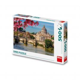 Puzzle bazilica sfantul petru, 500 piese - dino toys