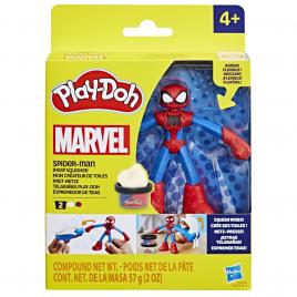 Play-doh marvel figurina flexibila cu accesorii spider man 10cm