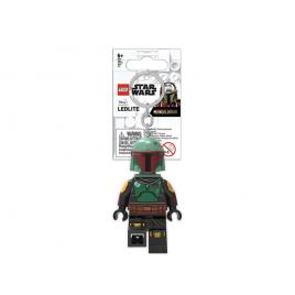 Breloc cu led lego star wars boba fett