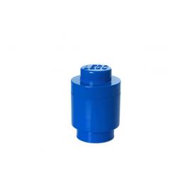 Cutie depozitare rotunda lego 1 albastru inchis