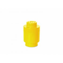 Cutie depozitare rotunda lego 1 galben