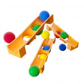 Jucarie marble run extensie capcana de bile hubelino (15 piese)