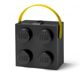 Cutie lego 2x2 - negru