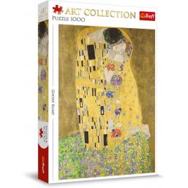 Puzzle trefl 1000 art collection gustav klimt sarutul