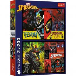 Puzzle trefl 2x200 spider man zi si noapte