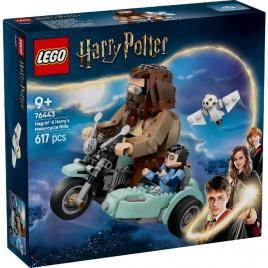 Lego harry potter tm hagrid si harry pe motocicleta 76443