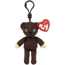 Plus breloc ty 8.5cm beanie babies ursuletul lui mr bean