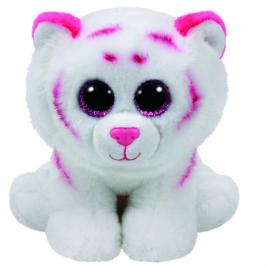 Plus ty 24cm beanie babies tabor tigru alb roz