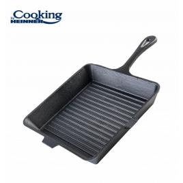 Tigaie grill fonta pura, 25 x 4.7 cm