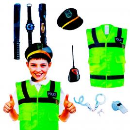 Costum politist, cu accesorii