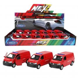 Masina volkswagen transporter t6 van welly - toi-toys