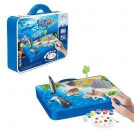 Set creativ pictura, animale marine