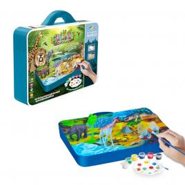 Set creativ pictura, animale salbatice