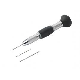 Set burghiu manual cu 3 burghiuri diferite