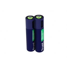 Baterii reincarcabile trust aaa usb-c 2x