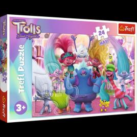 Puzzle trefl 24 maxi in lumea trolilor