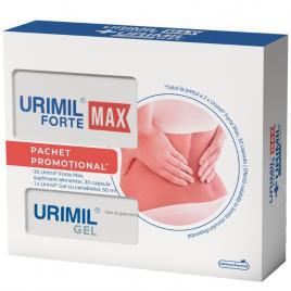 Urimil forte max 2*30cps + urimil gel cbd 50ml pch