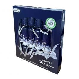 Pachet cadou pentru familie, 6 Crackers, albastru inchis, RMS 1351187-BLUE