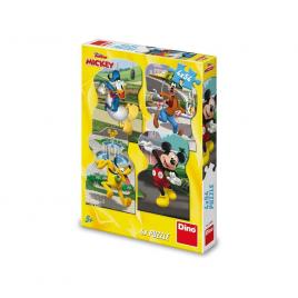 Puzzle mickey 4x54 piese dino toys