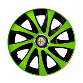 Set 4 capace roti extra drift green r13 pentru gama auto alfa romeo