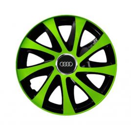 Set 4 capace roti extra drift green r13 pentru gama auto audi