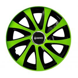 Set 4 capace roti extra drift green r13 pentru gama auto daewoo