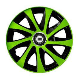Set 4 capace roti extra drift green r13 pentru gama auto fiat