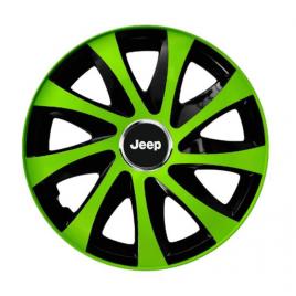 Set 4 capace roti extra drift green r13 pentru gama auto jeep
