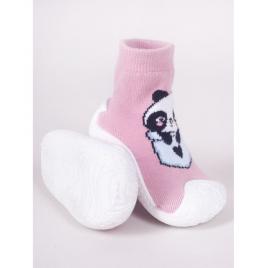 Mocasini pentru copii cu talpă antiderapantă – design cu panda (marime