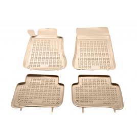 Covorase presuri auto cauciuc dedicate bej mercedes w203 clasa c 2000 - 2007
