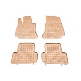 Covorase presuri auto cauciuc dedicate bej mercedes w205 clasa c 2014 - 2021