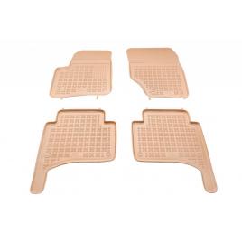 Covorase presuri auto cauciuc dedicate bej porsche cayenne 1 | vw touareg 1 2002 - 2010