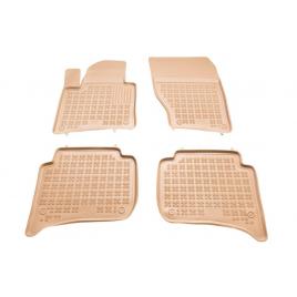 Covorase presuri auto cauciuc dedicate bej porsche cayenne ii 2010 - 2017 | vw touareg ii 2010 - 2018
