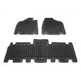 Covorase presuri auto cauciuc dedicate kia carnival ii 5 loc 2005 - 2014 | kia sedona 5 loc 2006 - 2014