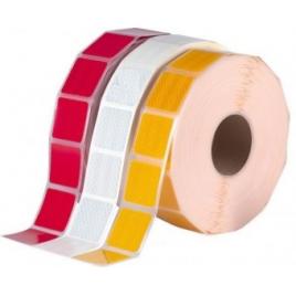 Rola banda reflectorizanta calitate premium intrerupta 5cm x 45 metri culoare alb