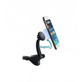 Suport telefon magnetic usb cu mufa pentru incarcare