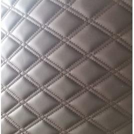 Material piele eco alm interior auto covorase tavita portbagaj maro cusatura maro