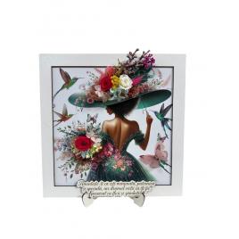 Tablou cu mini rose criogenate 4