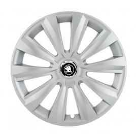 Set 4 capace roti autohelix msa® potrivite jantelor de 15 inch, pentru skoda