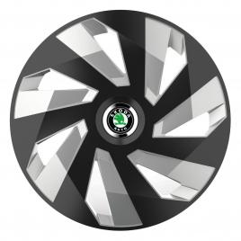 Set 4 capace roti autohelix msa®, potrivite jantelor de r16, pentru skoda,