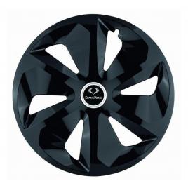 Set 4 capace roti roco negru r16, pentru ssangyoung