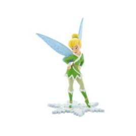 Figurina - tinkerbell cu haina si aripi de iarna