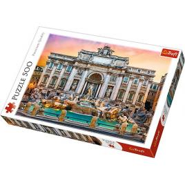Puzzle trefl - fontanna di trevi roma 500 piese