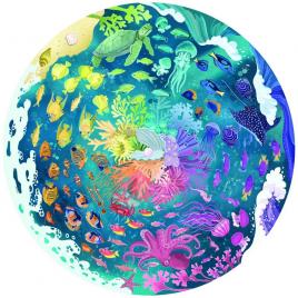 Puzzle cerc ocean ravensburger 500 piese