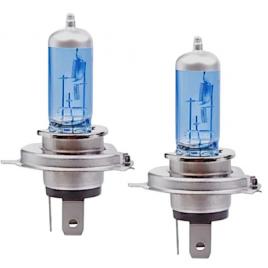 Set 2 becuri auto h4, halogen, 60/55w, 12v, 2 faze, 5000k, p43t