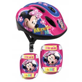 Set casca, cotiere si genunchiere minnie stamp