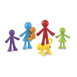 Set pentru sortat si numarat - 72 piese - familia mea