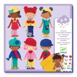 Joc creativ imbraca si accesorizeaza personaje, djeco