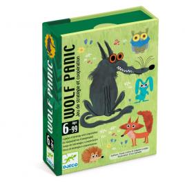 Joc de cooperare cu carti wolf panic djeco